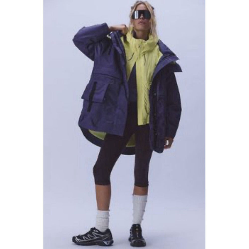 NWT Free People FP Movement Cloud Cover Systems Outer Shell Parka Coat Jacket L